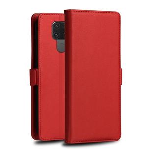 For Huawei Mate 30 Lite DZGOGO MILO Series PC + PU Horizontal Flip Leather Case with Holder & Card Slot & Wallet(Red)