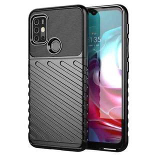 For Motorola Moto G30 Thunderbolt Shockproof TPU Protective Soft Case(Black)