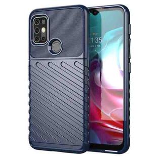 For Motorola Moto G30 Thunderbolt Shockproof TPU Protective Soft Case(Blue)