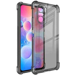 For Xiaomi Redmi K40 / K40 Pro / K40 Pro+ IMAK All Coverage Shockproof Airbag TPU Case(Transparent Black)