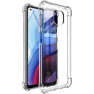 For Motorola Moto G Power (2021) IMAK All Coverage Shockproof Airbag TPU Case(Transparent)