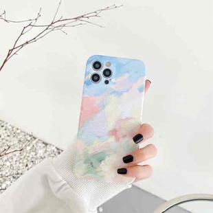 Shockproof Pattern TPU Protective Case For iPhone 11 Pro Max(Colorful Oil Painting Flowers)