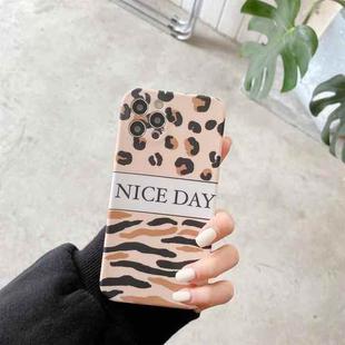 Shockproof Pattern TPU Protective Case For iPhone 11 Pro Max(Stitching Leopard)