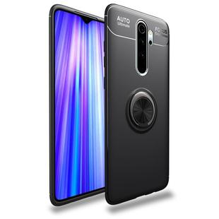 For Xiaomi Redmi Note 8 Pro Lenuo Shockproof TPU Protective Case with Invisible Holder(Black)