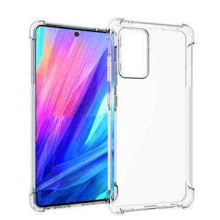 For Samsung Galaxy A52 5G / 4G Shockproof Non-slip Waterproof Thickening TPU Protective Case(Transparent)
