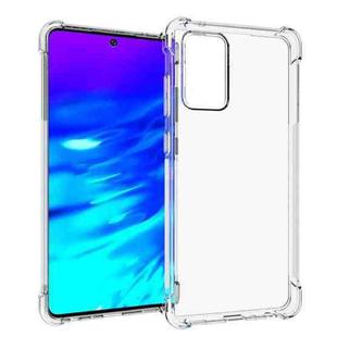 For Samsung Galaxy A72 5G / 4G Shockproof Non-slip Waterproof Thickening TPU Protective Case(Transparent)