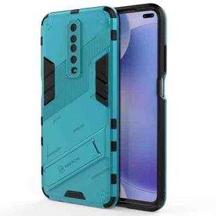 For Xiaomi Redmi K30 Punk Armor 2 in 1 PC + TPU Shockproof Case with Invisible Holder(Blue)