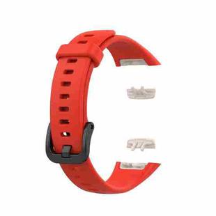 For Huawei Honor Band 6 TPU Watch Band, Size: One Size(Red)