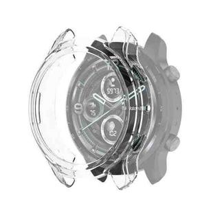 For TicWatch Pro 3 / Pro 3 Lite Half Coverage Hollowed TPU Protective Case(Transparent White)
