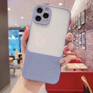 Candy Color Shockproof TPU Case For iPhone 12 mini(Light Purple)