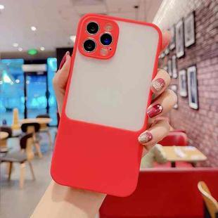 Candy Color Shockproof TPU Case For iPhone 11 Pro(Red)