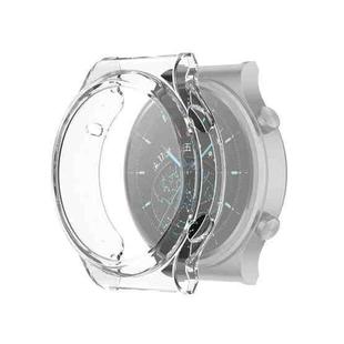 For Huawei Watch GT 2 Pro / GT 2 ECG Half Coverage Hollowed TPU Protective Case(Transparent White)