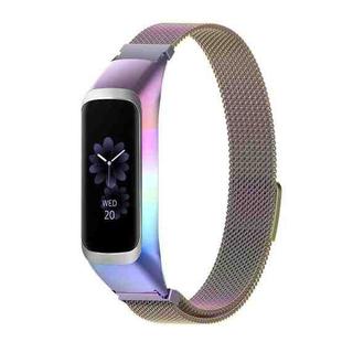 For Samsung Galaxy Fit 2 SM-R220 Milanese Watch Band(Colorful)