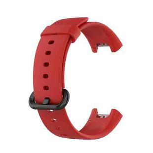 For Xiaomi Mi Watch Lite / Redmi Watch Silicone Watch Band, Size: One Size(Red)