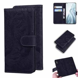 For Xiaomi Mi 11 Tiger Embossing Pattern Horizontal Flip Leather Case with Holder & Card Slots & Wallet(Black)