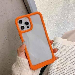 For iPhone 12 / 12 Pro Acrylic + TPU Shockproof Protective Case(Orange)