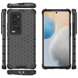 For  vivo X60 Pro+ 5G Shockproof Honeycomb PC + TPU Case(Black)