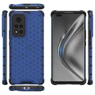 For  Honor View40 Shockproof Honeycomb PC + TPU Case(Blue)
