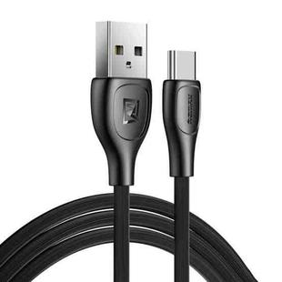 Remax RC-160a 2.1A Type-C / USB-C Lesu Pro Series Charging Data Cable, Length: 1m (Black)