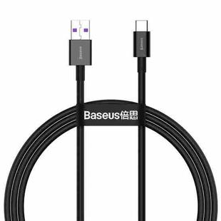 Baseus Superior Series CATYS-01 66W USB to USB-C / Type-C Interface Fast Charging Data Cable, Cable Length:1m(Black)