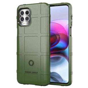 For Motorola Edge S Full Coverage Shockproof TPU Case(Army Green)