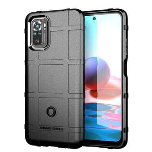 For Xiaomi Redmi Note 10 Full Coverage Shockproof TPU Case(Black)