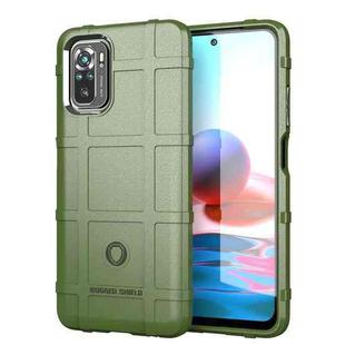 For Xiaomi Redmi Note 10 Full Coverage Shockproof TPU Case(Army Green)