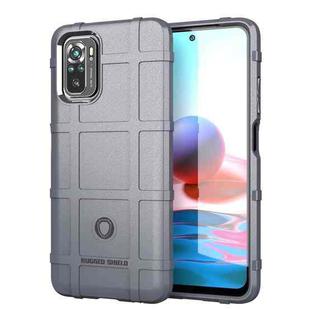 For Xiaomi Redmi Note 10 Full Coverage Shockproof TPU Case(Grey)