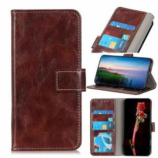 For Samsung Galaxy A02s (US Version) Retro Crazy Horse Texture Horizontal Flip Leather Case with Holder & Card Slots & Photo Frame & Wallet(Brown)