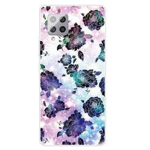 For Samsung Galaxy F62 / M62 Shockproof Painted Transparent TPU Protective Case(Starry Chrysanthemum)