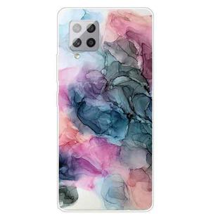 For Samsung Galaxy F62 / M62 Frosted Fashion Marble Shockproof  TPU Protective Case(Abstract Multicolor)