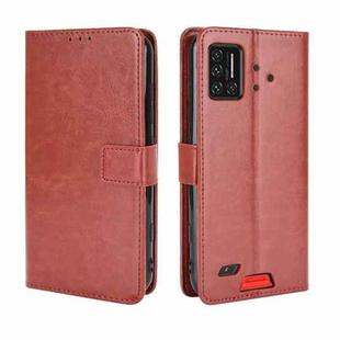 For UMIDIGI Bison Retro Crazy Horse Texture Horizontal Flip Leather Case with Holder & Card Slots & Lanyard(Brown)