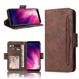 For Rakuten Hand Skin Feel Calf Pattern Horizontal Flip Leather Case with Holder & Card Slots & Photo Frame(Brown)