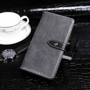 For Blackview A80 Plus idewei Crocodile Texture Horizontal Flip Leather Case with Holder & Card Slots & Wallet(Grey)