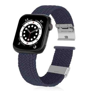 Braided + Stainless Steel Watch Band For Apple Watch Series 7 45mm / 6 & SE & 5 & 4 44mm / 3 & 2 & 1 42mm(Wood Carbon)
