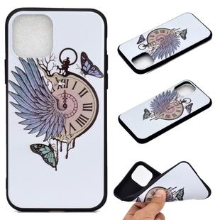 For iPhone 11 Pro For iPhone 11 Coloured Drawing Pattern Shockproof TPU Protective Case(Pocket Watch)