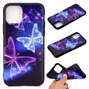 For iPhone 11 Pro For iPhone 11 Coloured Drawing Pattern Shockproof TPU Protective Case(Starry Butterfly)