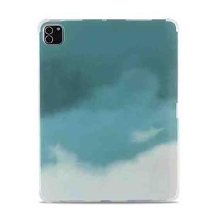 Shockproof IMD + TPU Watercolor Protective Tablet Case For iPad 10.2 / iPad Pro 10.5(Green)