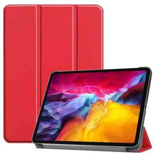 For iPad Pro 11 2022 / 2021 / 2018 Custer Texture  Leather Smart Tablet Case(Red)