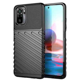 For Xiaomi Redmi Note 10 Thunderbolt Shockproof TPU Protective Soft Case(Black)