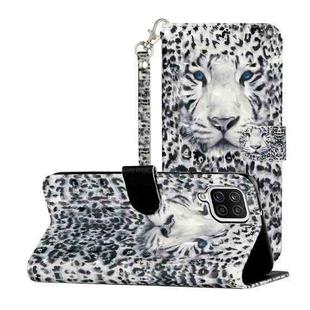 For Samsung Galaxy A12 3D Pattern Horizontal Flip Leather Case with Holder & Card Slots & Wallet(Leopard Texture Leopard)