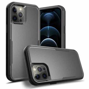 For iPhone 11 Pro Max TPU + PC Shockproof Protective Case (Black)