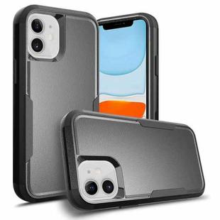 For iPhone 11 TPU + PC Shockproof Protective Case (Black)