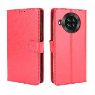 For Cubot Note 20 / Note 20 Pro Retro Crazy Horse Texture Horizontal Flip Leather Case with Holder & Card Slots & Lanyard(Red)