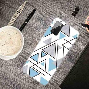 For Samsung Galaxy A02s (US Version) Triangular Marble Pattern TPU Protective Case(SJ-10)