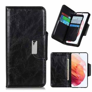 For Samsung Galaxy S21 5G Crazy Horse Texture Horizontal Flip Leather Case with Holder & 6-Card Slots & Wallet(Black)