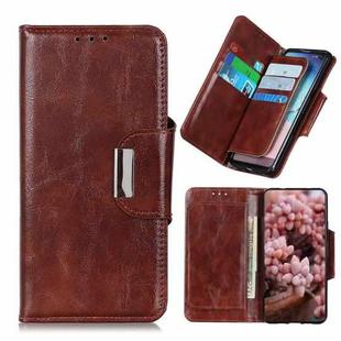 For Samsung Galaxy S20 FE 5G / S20 Lite Crazy Horse Texture Horizontal Flip Leather Case with Holder & 6-Card Slots & Wallet(Brown)