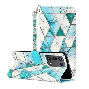 For Samsung Galaxy S21 Ultra 5G 3D Pattern Horizontal Flip Leather Case with Holder & Card Slots & Wallet & Lanyard(Marble)