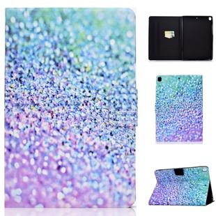 For iPad 10.2 2021 / 2020 / 2019 Colored Drawing Horizontal Flip Leather Case with Holder & Card Slots & Sleep / Wake-up Function(Sand)