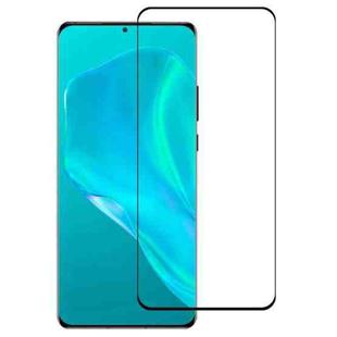 For Huawei P50 Pro 3D Curved Edge Full Screen Tempered Glass Film(Black)